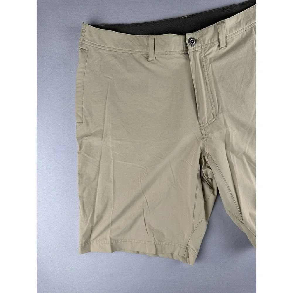Patagonia Mens Hiking Shorts 36 Tan Beige Nylon Spandex Outdoor Performance